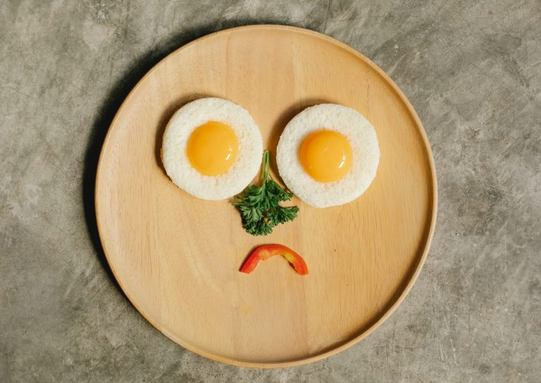fried eggs making sad face